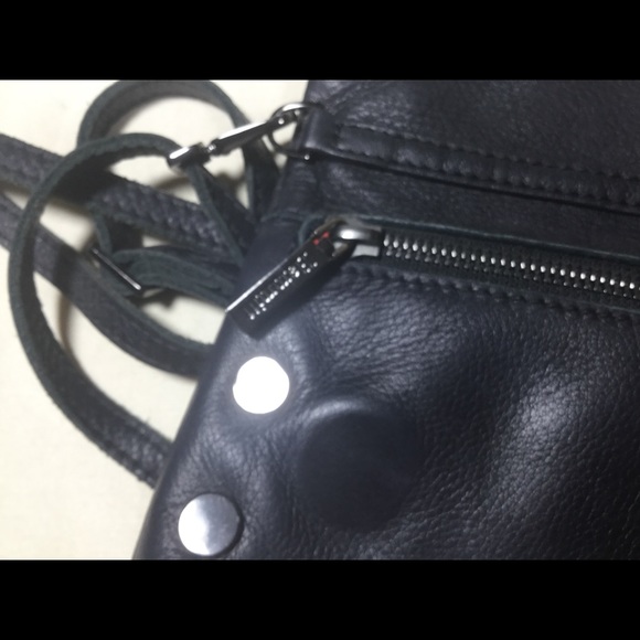 Hammett Navy Blue Leather VIP Crossbody - Picture 8 of 11